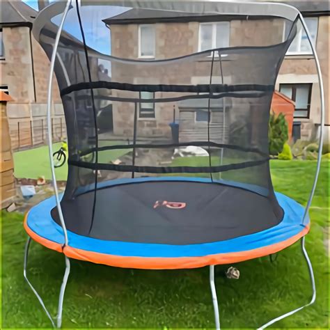 15-ft Round Backyard Trampoline in Black with UV Protection - Recreational Trampolines for All Ages. . Used trampolines for sale